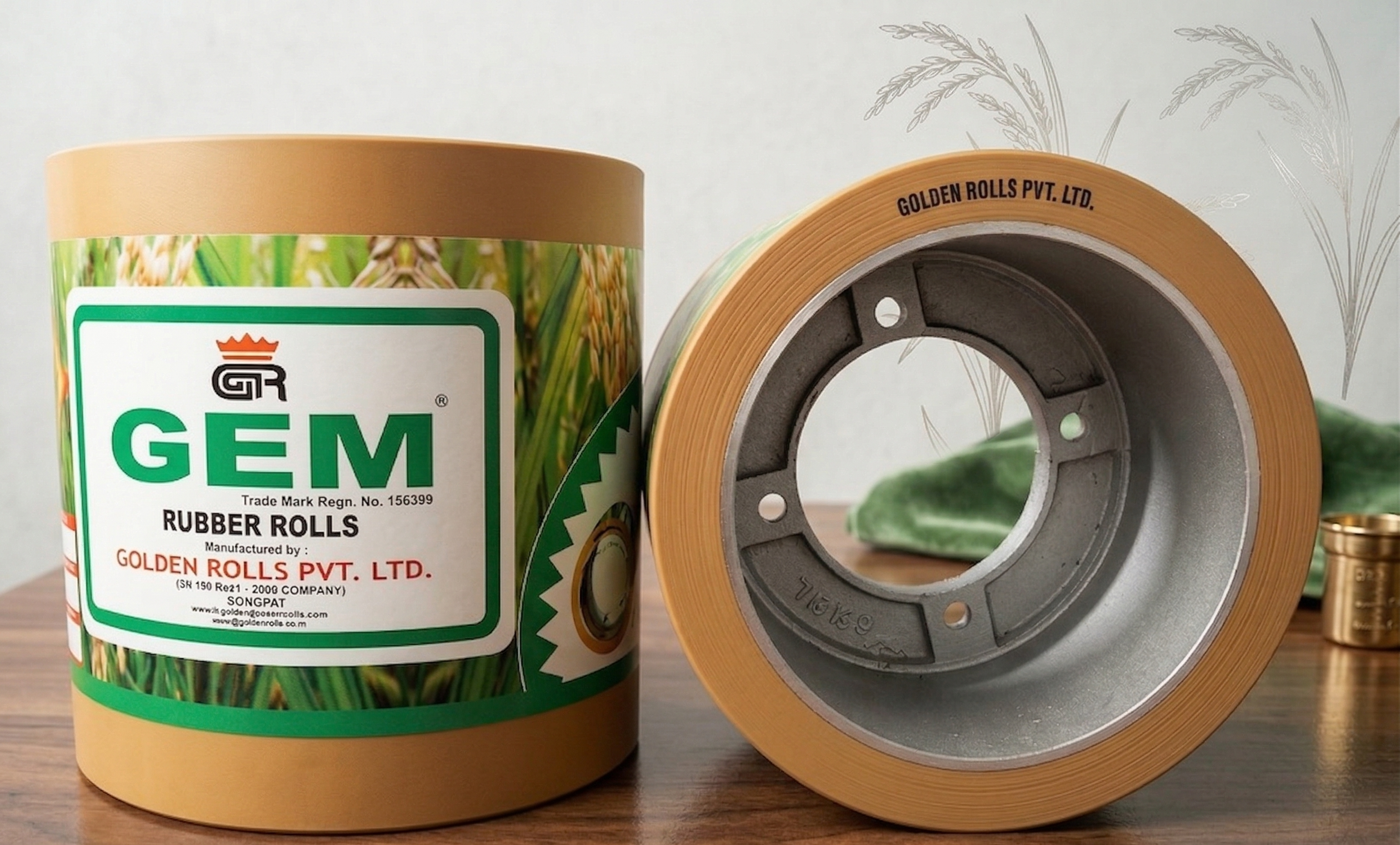 Golden Rolls Rice Rubber Rolls
